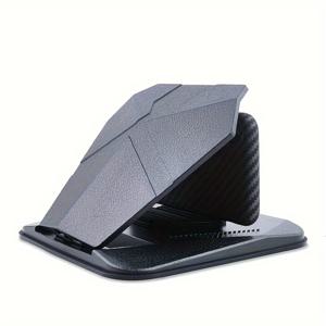 TEMU 범용 자동차 폰 태블릿 내비게이션 브래킷 - 수평 및 수직 화면용 다기능 지지 클립 - 센터 콘솔에 맞음