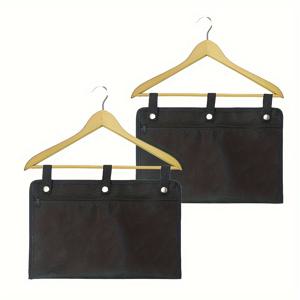 TEMU A4 사이즈까지 중요한 문서와 귀중품을 보관할 수 있도록 설계된 옷걸이형 가방입니다. 귀중품을 위한 은밀한 보관 가방이며 다양한 옷걸이와 호환되지만 옷걸이는 포함되어 있지 않습니다.