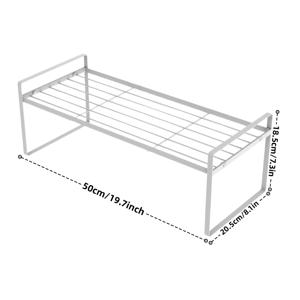 TEMU 1/2개 주방 카운터탑 선반, 탄소강 소재, 강한 하중 용량, 접시·컵·책 정리용, 주방 및 식당에 적합