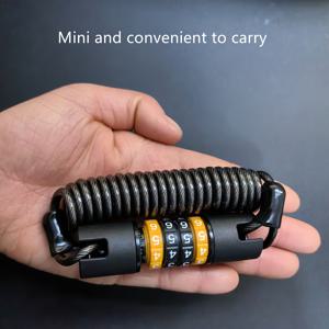 TEMU 산악자전거 비밀번호 잠금 헬멧 잠금 방지 휴대용 자전거 확장형 자전거 잠금 편리한 휴대|자전거헬멧|자전거