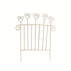 TEMU 빈티지 유럽 스타일 금속 정원 펜스 플랜터 – 하트 컷아웃 디자인, 발코니·파티오·마당 장식용 화분 받침대, 부활절 및 자연 테마 가든에 완벽한 실외 꽃병|화분받침대