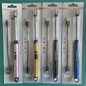 TEMU USB 고속 충전 긴 수명 펄스 점화기 | 확장된 메탈 바디, 듀얼 모드 방풍 시스템, 야외 캠핑, BBQ, 주방 스토브 및 양초 점화용 휴대용 안전 라이터