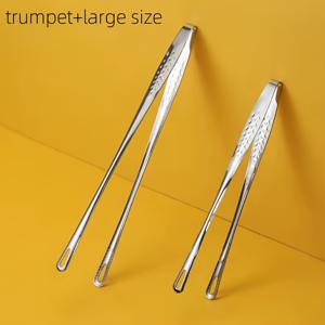 TEMU 스테인리스 스틸 다기능 BBQ 집게, 빵 클립 및 얼음 집게 - 그릴링, 베이킹, 캠핑에 적합; 내열성 주방 식품 및 바베큐 도구, 레스토랑 또는 가정용 이상적