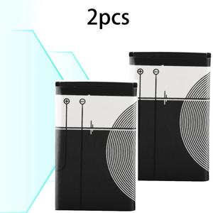 TEMU BL-5C 배터리 2세트, 3.7V 충전식 1000mAh 용량, 고성능 업그레이드. 가정용 라디오, 무선 스피커 및 카메라의 이상적인 교체품.