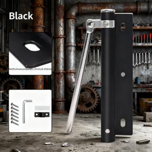 TEMU 저소음 및 조절 가능한 스테인리스 스틸 자동 문 닫힘 장치 - 부식 방지, 가정 및 사무실에 적합한 접이식 디자인|도어클로저