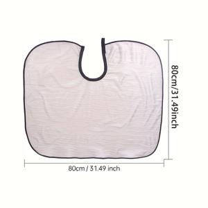 TEMU 물결무늬 그레이 이발사용 머리 세척 가운망토 대형 사이즈 원헤어살롱 염색 가운망토 미용실 이발소용 크림타월 끈적임 없는 헤어 파마 도구 모발 보송보송하게 만들어주는 고품질 가정용 염색 파마 쿠션