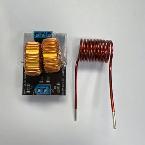 TEMU 120W 미니 ZVS 유도 가열 플레이트 구리 고주파 파워 모듈 (DC 입력 전압 5-12V), 배터리 또는 레이저 기능 없이 전기 회로 작동을 위해 설계됨.