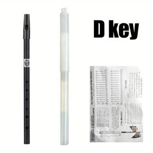 TEMU 아일랜드 휘슬 플루트 C/D 키 아일랜드 플루트 틴 페니 휘슬 6홀 플루트 초보자 연습용 악기