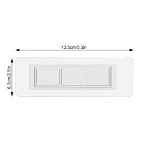 TEMU 2/3/4컵 칫솔 홀더용 교체용 접착 스트립, 벽걸이 칫솔 보관대, Aswei