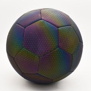 TEMU 맞춤형 이름 & 로고 골든 보더 넘버 5 축구공 - 야외 훈련, 경기, 팀 연습용 발광 PU 가죽 축구공 - 이름 & 로고, 소년, 소녀, 클럽, 비디오 촬영을 위한 휴일 선물