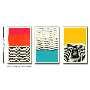 TEMU 3개의 프레임 캔버스 아트 세트, 집과 사무실용 벽 장식 - 나무 프레임 프린트, 스타일, 카페, 주거, 기숙사 벽, 거실, 바용 우아하고 미니멀한 장식