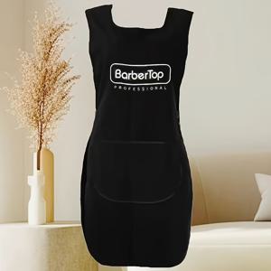 TEMU 바버탑 프로페셔널 아포른 - 블랙, 조절 가능한 스트랩, 헤어디서, 스타일리스트, 애완동물 관리, 손톱 기술자, 살롱 및 가정용, 살롱 아포른|프로페셔널 외모|조절 가능한 스트랩 아포른