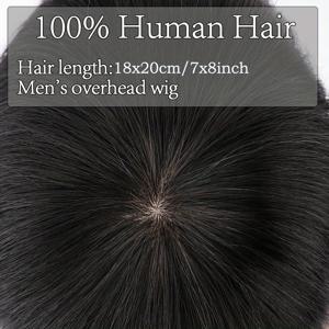 TEMU 남성용 숏 헤어 가발 - 보이지 않는 클립형 헤어피스, 자연스럽고 가벼움, 접착제 불필요, 간편한 부착, 일상 및 공식 행사용, 자연스러운 룩, 쉬운 부착, 헤어피스, 남성용 헤어피스, 남성용 숏 헤어 헤어피스, 정수리가발 여성, 인모 헤어피스, 부분가발, 반가발, 정수리가발, 인모, 정수리가발 인모, 인모가발