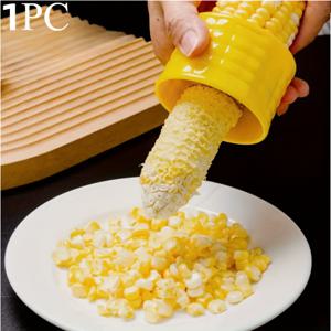 TEMU 옥수수 껍질 벗기기, 옥수수 코브 커터, 탈곡기, 과일 및 채소 도구, 주방 액세서리, 11가지 축제에 적합한 옥수수 코브 제거기
