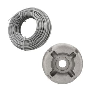 TEMU 2개 세트 헤비듀티 호환 잔디깎이 및 잔디 트리머용 - 16.4피트 나일론 라인 교체용 잔디, 잔디깎이 및 잡초 제거기 액세서리, 주거/상업용 내구성 알루미늄 블레이드 어셈블리 (호환 가능)|예초기날