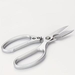 TEMU 스테인리스 스틸 주방 가위 한 쌍 - 튼튼하고 녹슬지 않는 가금류 가위, 닭고기 및 뼈 절단에 이상적이며 가정 및 레스토랑 환경 모두에서 훌륭한 옵션입니다.