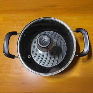 TEMU 작은 뚜껑이 있는 스톡팟 1개 – 1~3인용 경량 미니 수프 냄비, 찌개 및 스토우를 위한 세척이 용이한 디자인, 물 제어 기능 포함 – 가스 및 인덕션 조리대 모두와 호환 가능