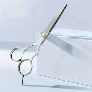 TEMU 6.5인치 프로페셔널 스테인리스 스틸 이발 가위 - 남녀 공용 헤비듀티 날카로운 헤어 가위, 양손잡이용 오른손/왼손 겸용 톱니 모양 블레이드 (톱니 모양 날 없음) - 컬/웨이브/일반 헤어용 살롱 및 홈 트리밍