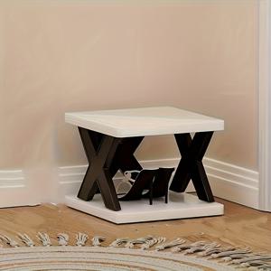 TEMU 1개 모던 높은 좁은 코너 선반 - 튼튼한 플라스틱 신발 & 양말 정리함, 다단 수납, 공간 절약형 수직 디자인 (욕실, 현관, 스탠딩 선반, 현관용 신발 정리대, 복도용 신발 정리대)