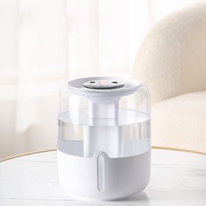 TEMU 가습기 4L 대용량 물통 듀얼 노즐 분사 저소음 설계 스마트 디스플레이로 거실 침실 사무실 모두 사용 가능