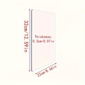 TEMU A4 사이즈 탄소강 다이 엠보싱 용지 공예 기계에 적합한 12.59X8.66인치 엠보싱 기계 플라스틱 커팅 매트 액세서리