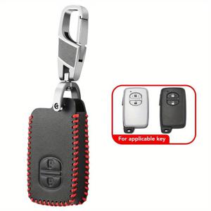 TEMU 2버튼 자동차 키 케이스 토요타 30 알파 아쿠아 랜드크루저 아우리스 렉서스 LC 200 키 커버 홀더 리모컨 2012 2013 2014