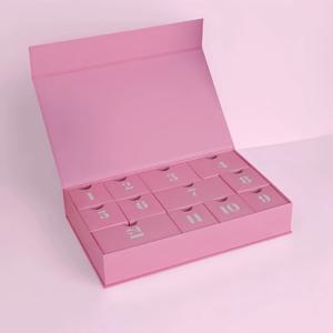 TEMU 12일 크리스마스 카운트다운 어드벤처 캘린더 | 재사용 가능한 깜짝 선물 상자 세트, 파티 및 이벤트용 수제 종이 공예