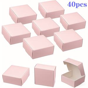 TEMU 40개 미니 크래프트 종이 선물 상자 - 반지, 귀걸이, 결혼식 & 생일 선물, 휴일 & 크리스마스용 다목적 보석 포장 - 독립 사용, 전원 필요 없음, 보석 만들기 디스플레이 & 포장 용품, 비즈 & 보석 만들기