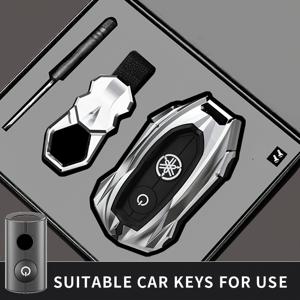 TEMU 야마하 X-Max 250 X-Max 125 309 300 400 2020 2021 AEROX NVX155 QBIX JAUNS 특별 합금 키 커버 보호 쉘 액세서리 키 차이