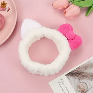 TEMU 1개 고탄성 헤어밴드 헤어 액세서리 | 여성용 플란넬 스파 머리띠 | 세안 | 메이크업 | 뷰티 | 도우미 | 파티 | 웨딩 | 선물 | 크리스마스 선물로도 완벽, 신부 들러리에게 딱 좋은 선물