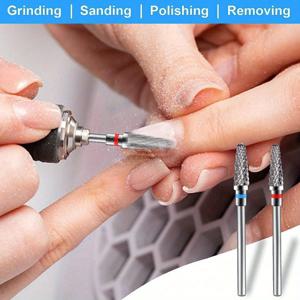 TEMU 아크릴 네일 드릴 비트 2개 세트. 3/32