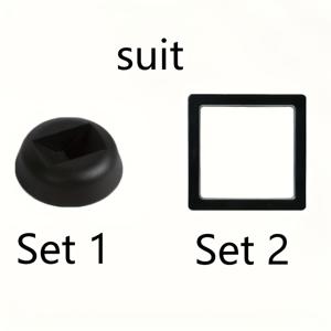 TEMU 40개, 총 20세트, 세트당 2개. 3D 플로팅 디스플레이 스탠드, 보석, 동전, 메달용 - 투명 플라스틱 프레임 디스플레이 박스, 크기 6.99cm X 6.99cm X 2.03cm - 우아한 플로팅 디스플레이 스탠드, 보석함 및 디스플레이 스탠드에 이상적, 보석 제작 디스플레이 및 포장 용품, 비즈 및 보석 공예용