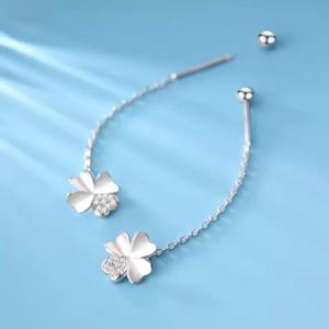 TEMU 우아한 나무잎 모양의 나선형 귀걸이