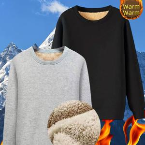 TEMU 2개 세트 타이트한 보온 의류, 벨벳 포함 긴팔 캐주얼 스포츠 가을 겨울 상의, 아우터웨어 또는 이너웨어로 착용 가능