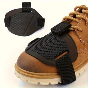 TEMU 1개 내구성 강한 고무 클러치 패드 - 미끄럼 방지 텍스처 슈 커버, 안전 후크 버클로 제어력과 편안함 강화, 클러치 슈 프로텍터