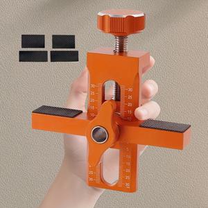 TEMU 캐비닛 도어 지그, 내구성과 정밀도, 조절 가능한 가이드 핀, 보조 모션 업그레이드, 전기 캐비닛에 적합, 전원 불필요, 내구성 있는 구조, 정확한 정렬과 쉬운 설치, 목공 도구 및 액세서리, 포켓 홀 지그 키트