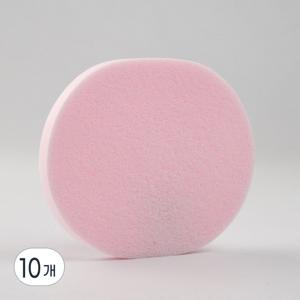 TEMU 10PCS 해면 두께 15mm 스폰지 15T 클렌징도구 화장소품 세안 스펀지 핑크색상