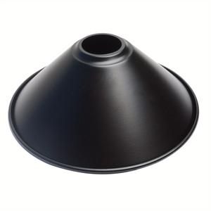 TEMU 모던 인더스트리얼 스타일 메탈 램프쉐이드 - 다기능 아이언 콘 디자인, 천장 및 조명 액세서리용