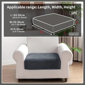 TEMU 1개 잎사귀 패턴 소파 커버, 탄력 있는 사계절 스트레치 소파 커버 (등받이 및 팔걸이 커버 포함), 심플 모던 스타일 미끄럼 방지 소파 보호 커버, 사무실 및 홈 데코에 적합