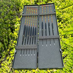 TEMU 고품질 나노 낚시 부유체 10개 세트, 내구성이 뛰어난 ABS 보관함 포함, 잉어, Crucian Carp, 잉어에 적합하며 낚시 부유체에 최고의 선택입니다. 배터리 없음.