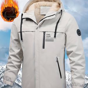 TEMU 라센 OBM 남성용 플리스 안감 겨울 자켓 