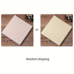 TEMU 16 인치 리넨 자체 접착 필름 덮여 DIY 사진 앨범, 아기 가족 커플 사진 앨범, 접착 사진 앨범, 크리스마스 할로윈 추수 감사절 선물