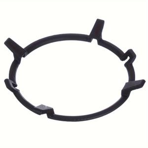 TEMU 1개 중형 주철 웍 스탠드 - 가스레인지/버너 호환, 넓은 베이스 스토브 지지대, 웍 팬 홀더 (가스레인지, 쿠커용)