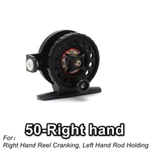 TEMU 1개 초부드러운 겨울 얼음 낚시 릴 - 부드러운 드래그와 정밀한 라인 컨트롤, 얼음 낚시 애호가를 위한 ABS 경량 낚시 릴, 야외 낚시 장비 도구