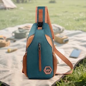 TEMU 남성용 크로스바디 백, 새로운 패션 가슴가방, 휴대용 싱글 숄더 작은 배낭, 트렌디 브랜드 심플하고 가벼운 캐주얼 스포츠 어깨가방, 여성용|힙색