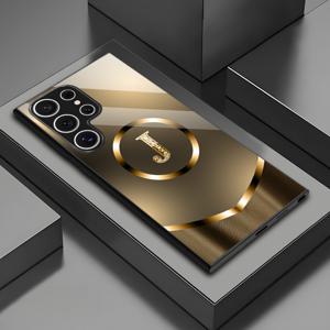 TEMU 폰 케이스: 그라데이션 링 레터 J 크리에이티브 디자인 블랙 강화유리 방탄 폰 케이스 - 갤럭시 S25/S24/S23/S21/S20/노트 20/노트 10/노트 9/노트 8/A06/A54/A55/A56/A70/A71/A72/A73용 - 스타일리시 비즈니스 고급 선물 스타일