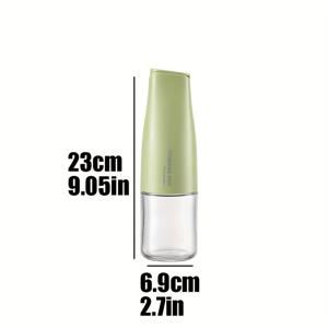 TEMU 1개 유리 오일 디스펜서 병 포어 스파우트 포함 - 비독성 유리 주방 양념 디스펜서, 올리브 오일, 식초, 간장, 요리 와인용 - 스토브탑, 바베큐, 레스토랑 및 야외 사용을 위한 내구성 있는 병 (손세척 전용)
