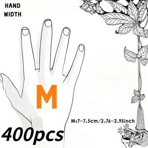 TEMU 400개 (400개) 일회용 TPE 장갑 - 투명, 주방, 설거지, 청소용, 위생적인 일회용 장갑 세트