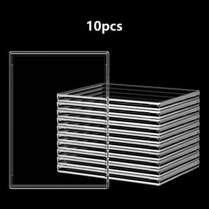 TEMU 10개입 헤비듀티 35pt 두꺼운 트레이딩 카드 홀더 - MTG, 스포츠 카드, 게임 카드 수집용 원터치 디자인 보호 슬리브