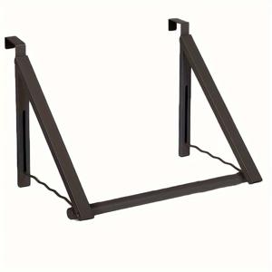 TEMU 확장형 현관 옷 건조대 | 접이식 철제 레일, 광택 처리, 현관 장착형, 침실, 기숙사, 욕실 공간 절약 디자인